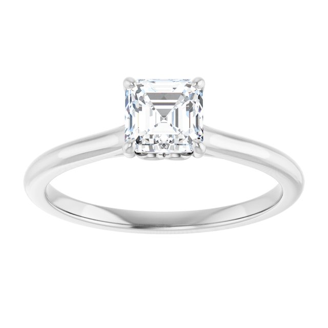 asscher-14K White gold