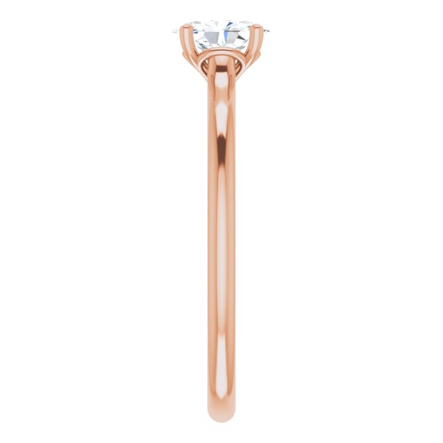 oval-18K Rose gold