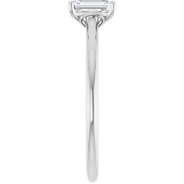 emerald-10K White gold