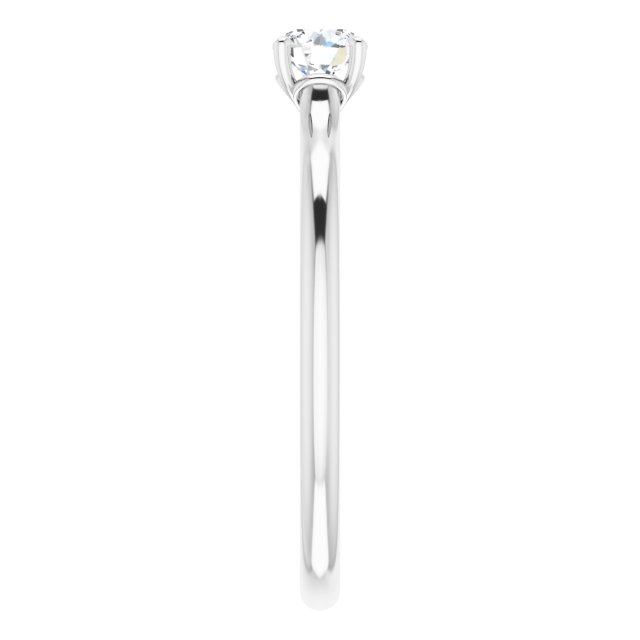 round-10K White gold