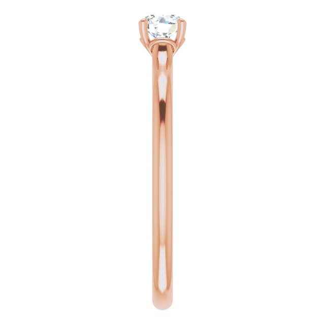 round-18K Rose gold