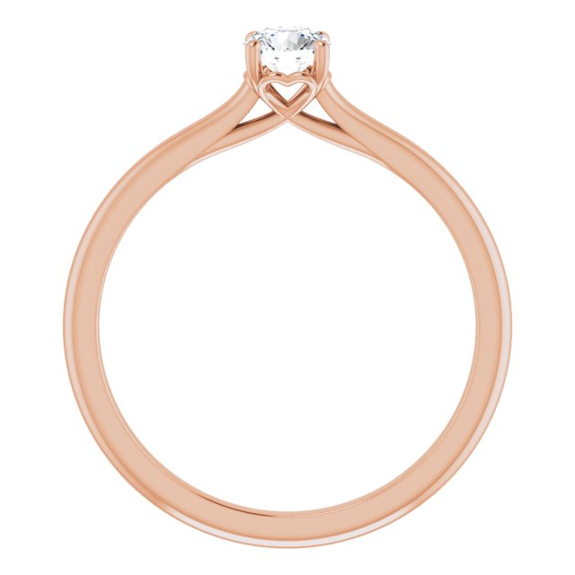 round-10K Rose gold