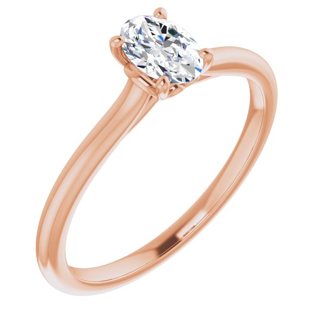 oval-18K Rose gold