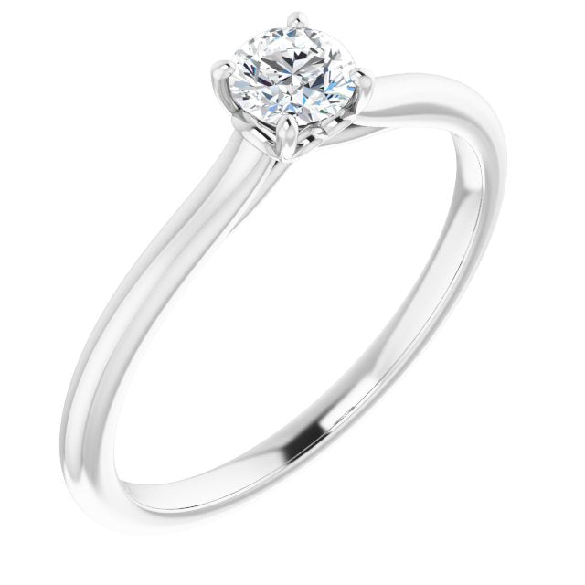 round-14K White gold