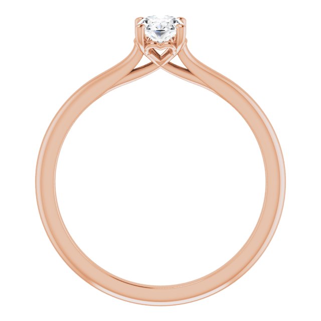 oval-18K Rose gold