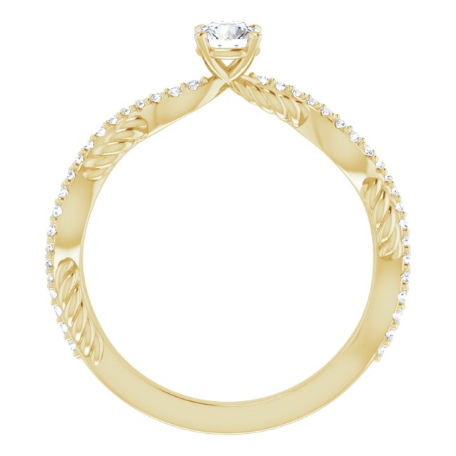 round-10K Yellow gold