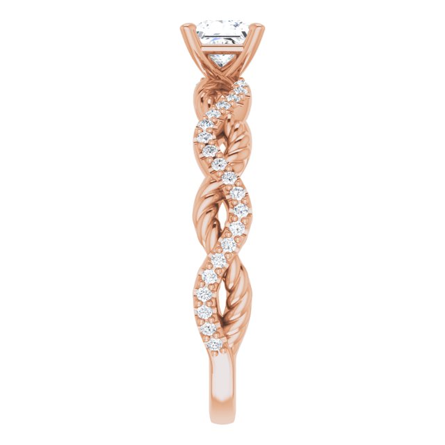 square-10K Rose gold