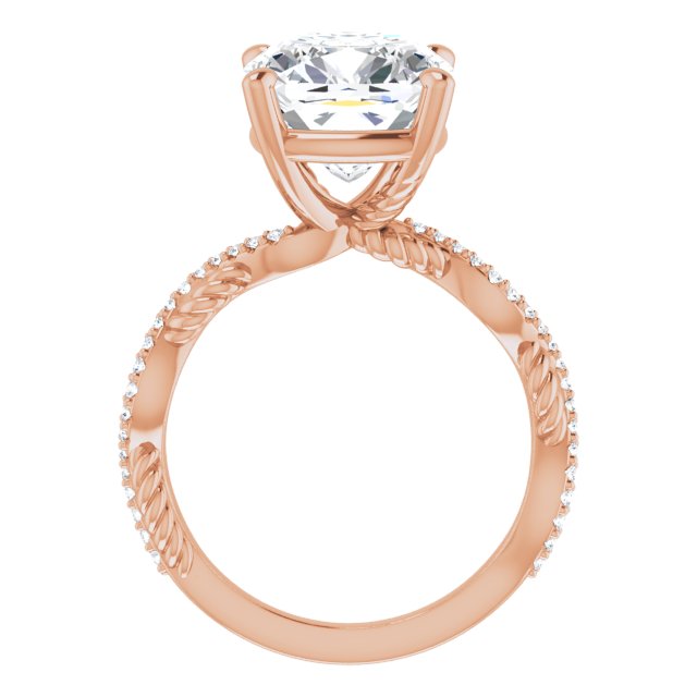 cushion-18K Rose gold