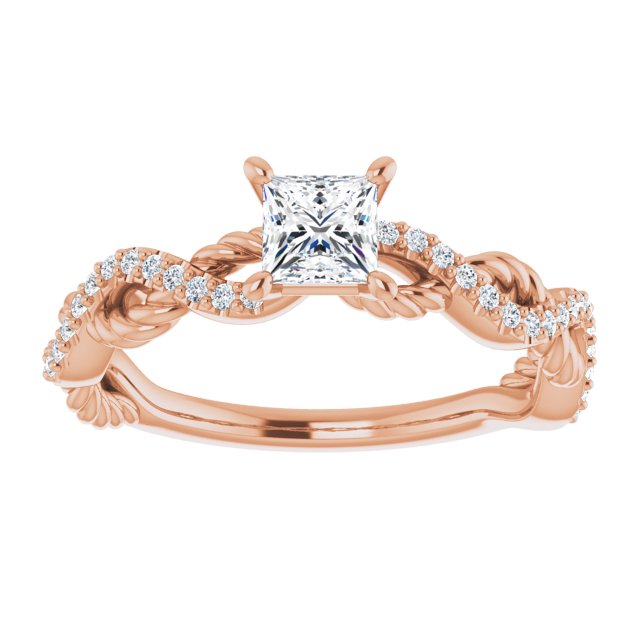 square-10K Rose gold