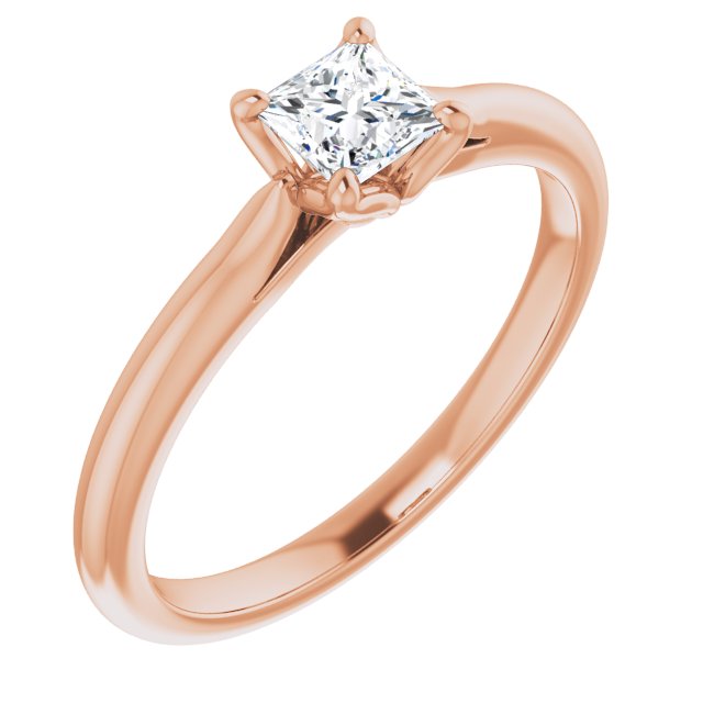 square-14K Rose gold