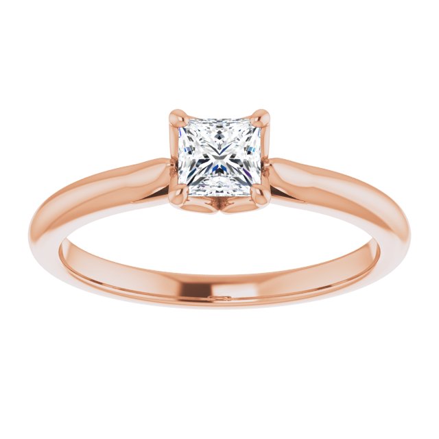 square-14K Rose gold