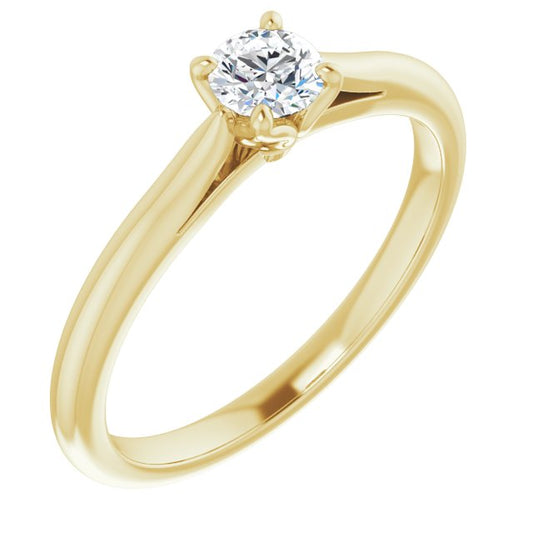 round-10K Yellow gold
