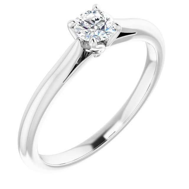 round-18K White gold
