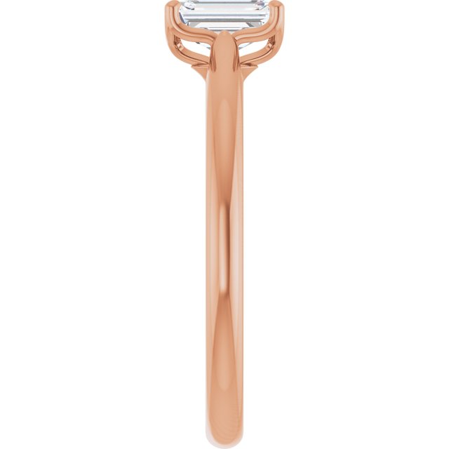 emerald-14K Rose gold