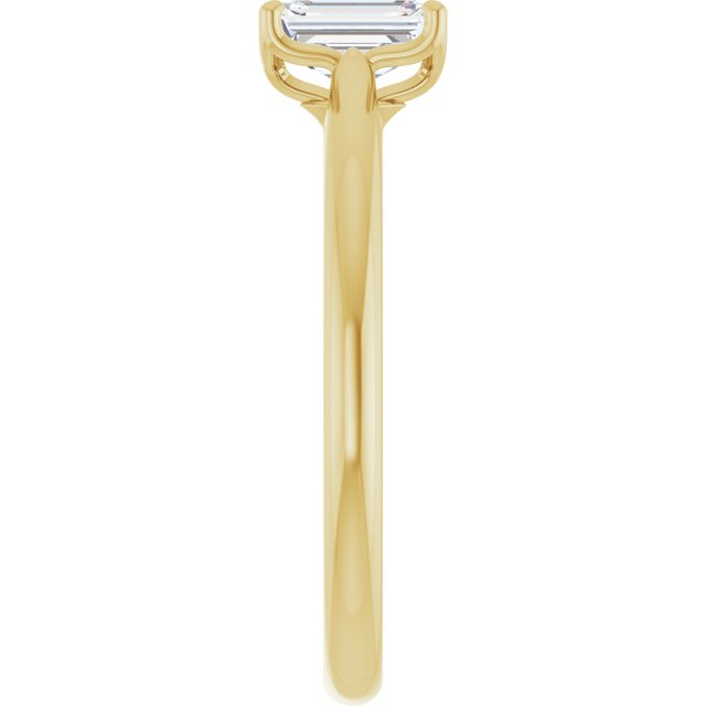 emerald-10K Yellow gold