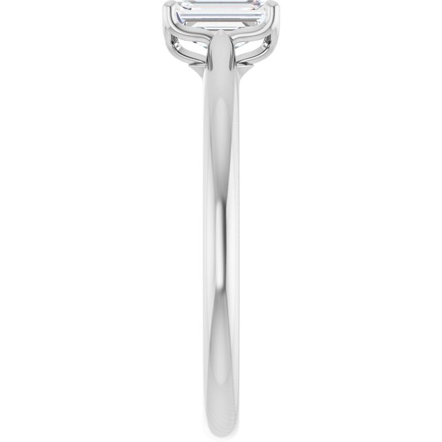 emerald-18K White gold