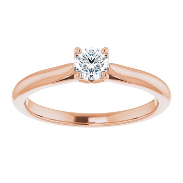 round-18K Rose gold