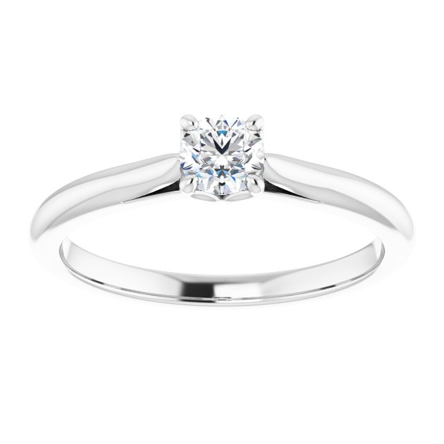 round-10K White gold