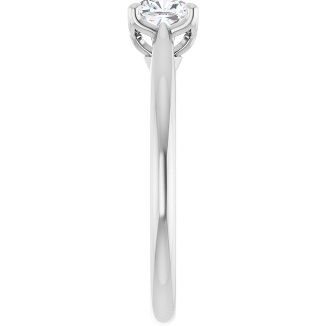 cushion-18K White gold