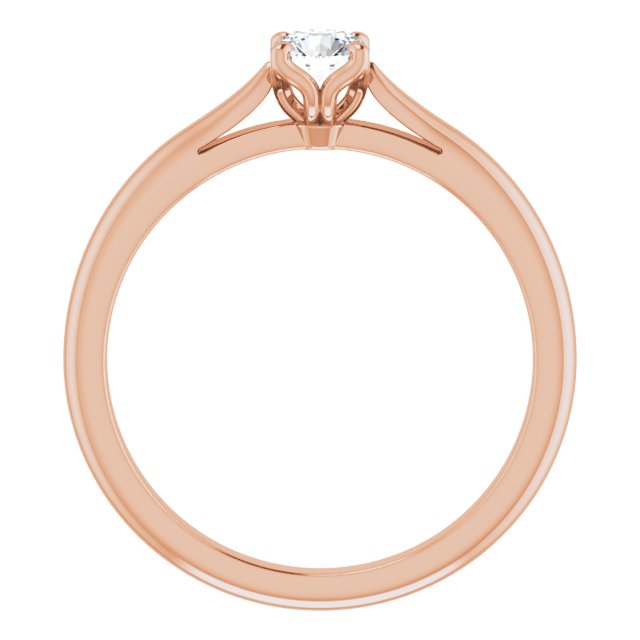 round-18K Rose gold