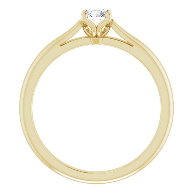 round-10K Yellow gold