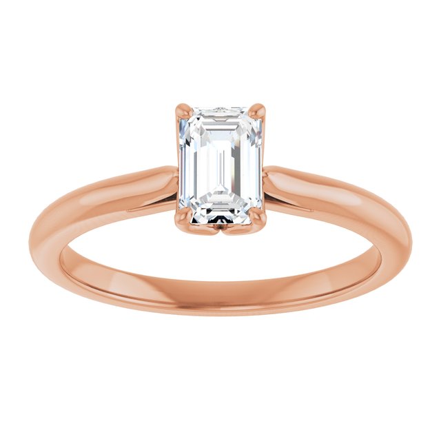 emerald-14K Rose gold