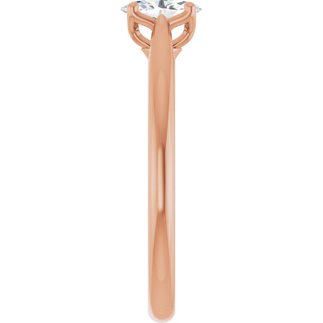 oval-18K Rose gold