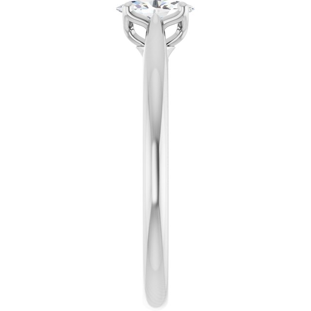 oval-18K White gold