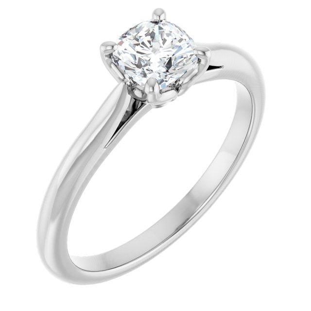 cushion-10K White gold