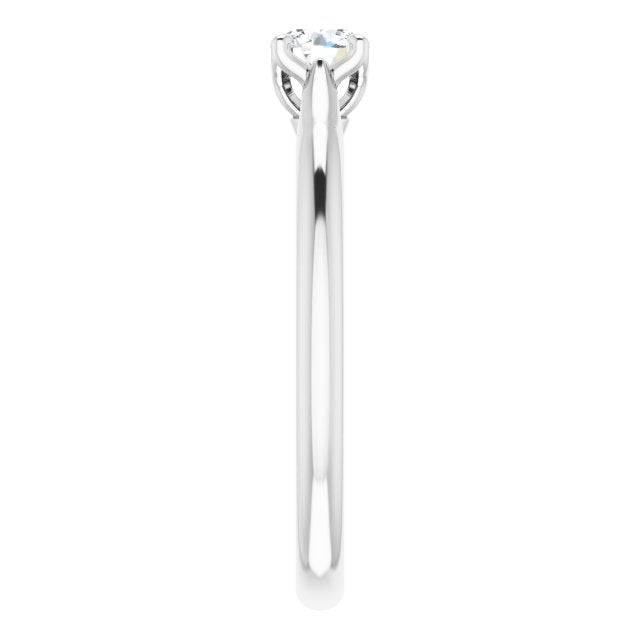 round-10K White gold
