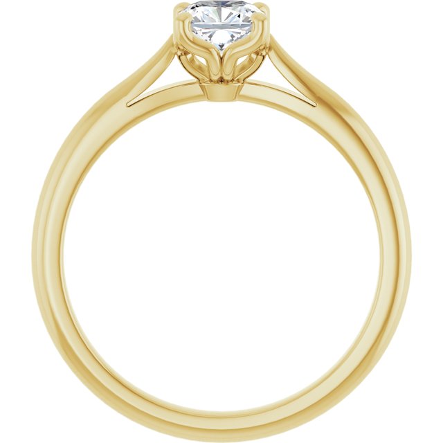 cushion-18K Yellow gold