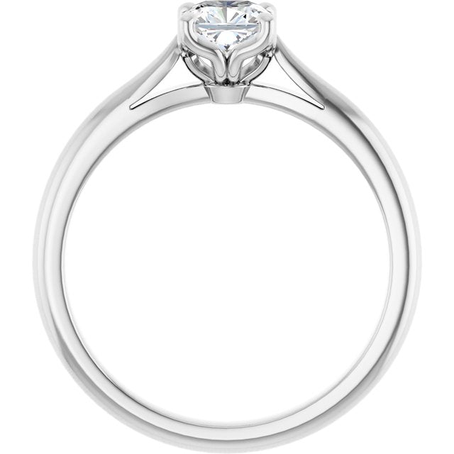 cushion-14K White gold