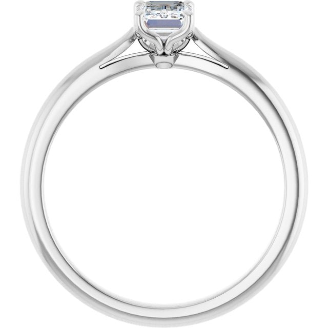emerald-10K White gold