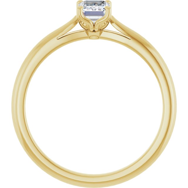 emerald-14K Yellow gold