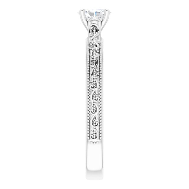 oval-10K White gold