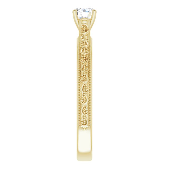 round-10K Yellow gold