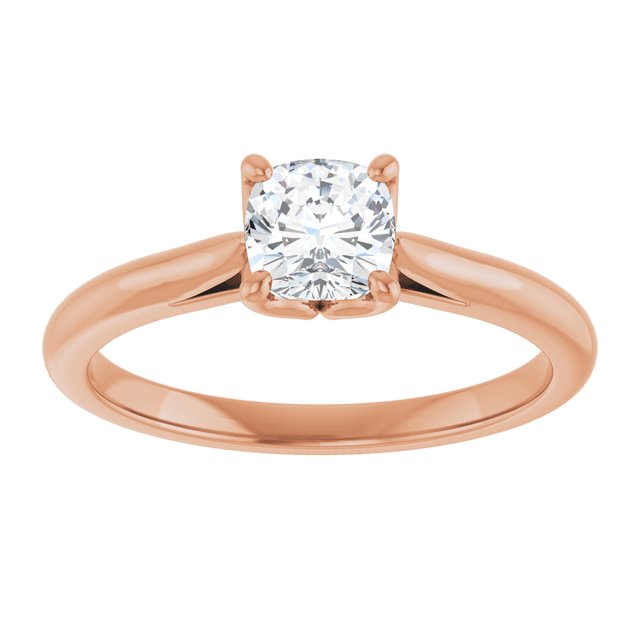cushion-14K Rose gold