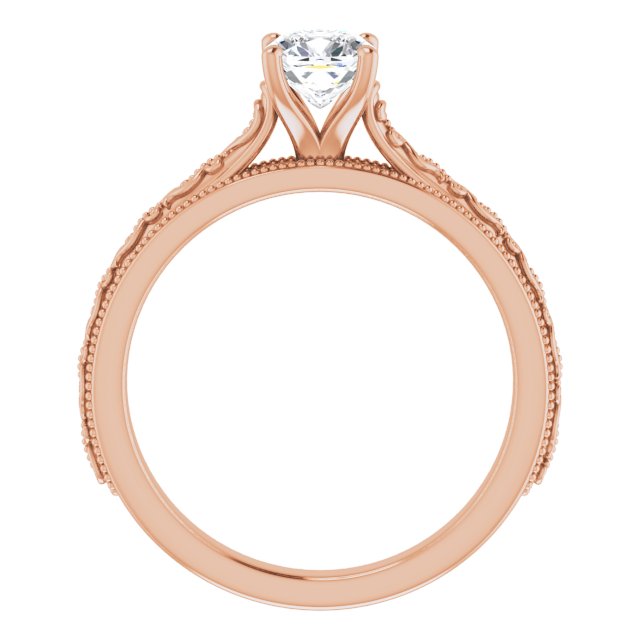 cushion-18K Rose gold