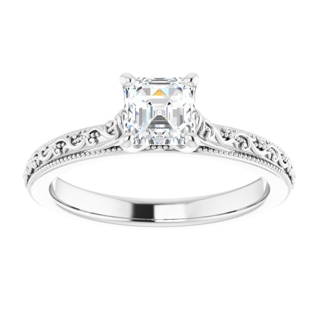 asscher-10K White gold