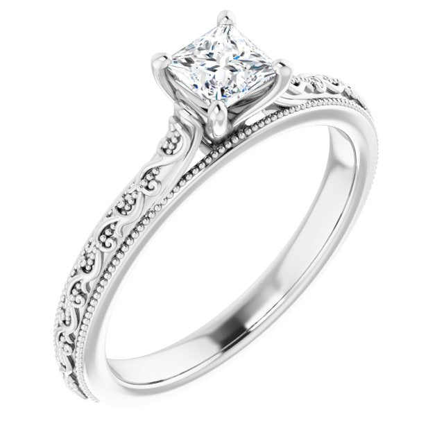 square-10K White gold