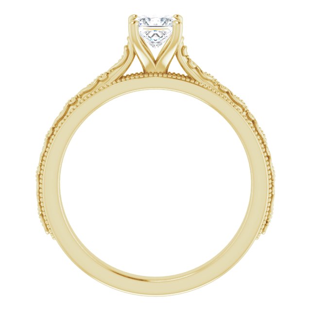 square-10K Yellow gold