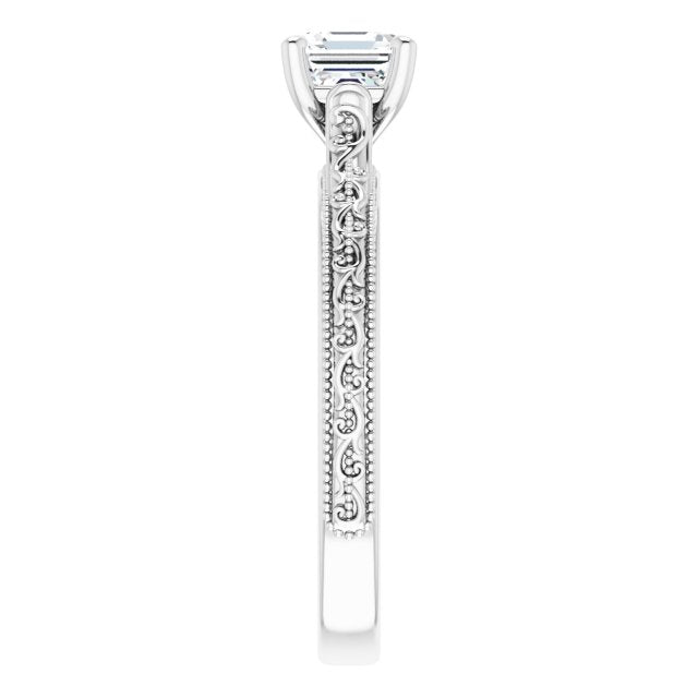 asscher-10K White gold
