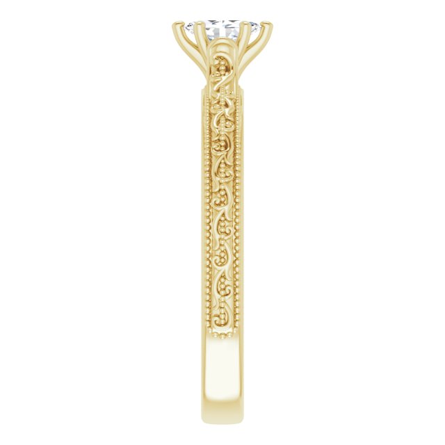 marquise-14K Yellow gold