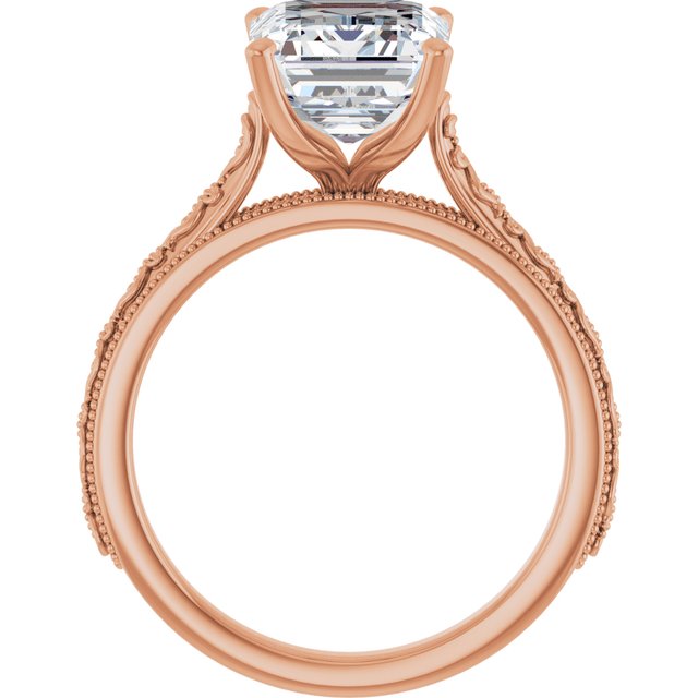 emerald-10K Rose gold