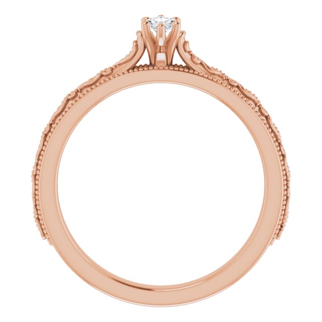 marquise-18K Rose gold