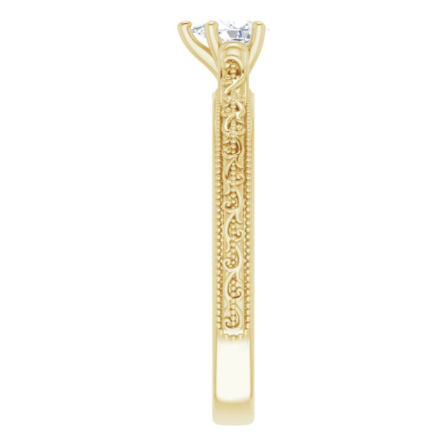 pear-10K Yellow gold