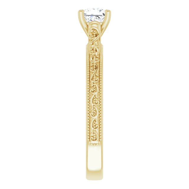 square-14K Yellow gold