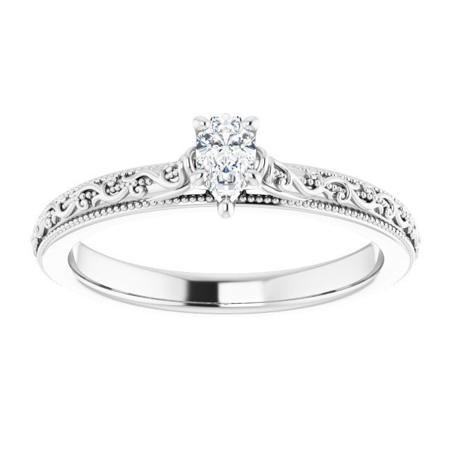 pear-10K White gold
