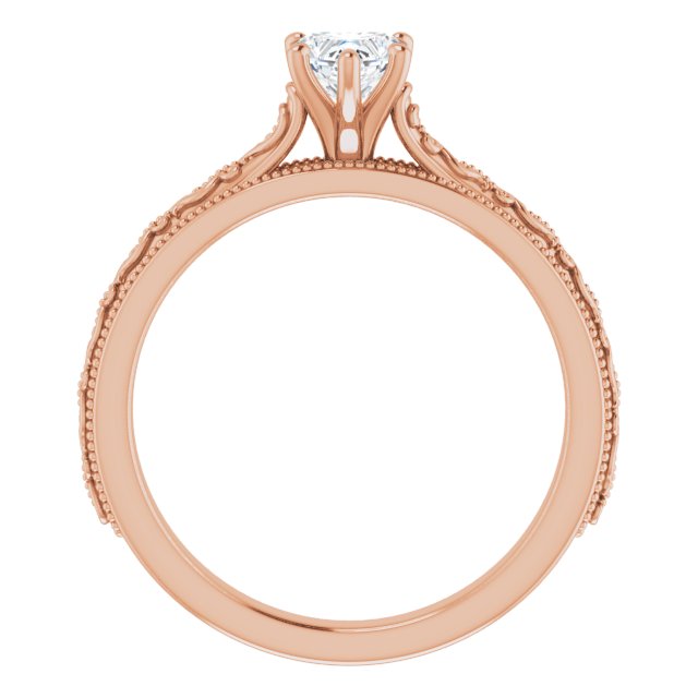 heart-10K Rose gold