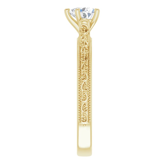 heart-14K Yellow gold